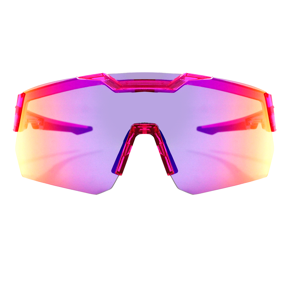 Gafas de sol Jump 2.0 Rosa con morado camaleón espejado (Unisex)