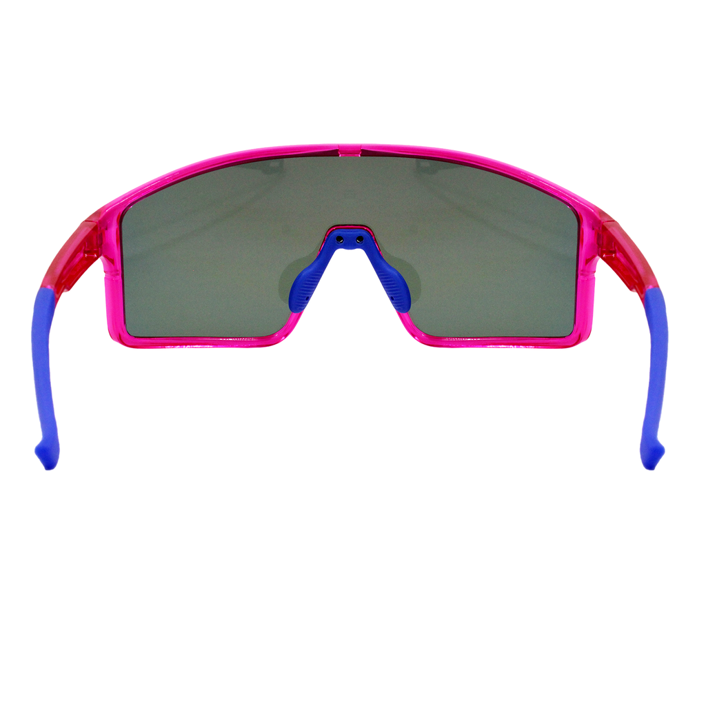 Gafas de sol Dynamic Rosa con morado espejado (Unisex)