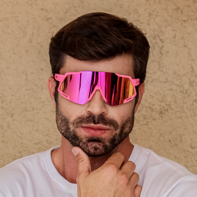 Gafas de Sol Active Rosa Espejado (Unisex)