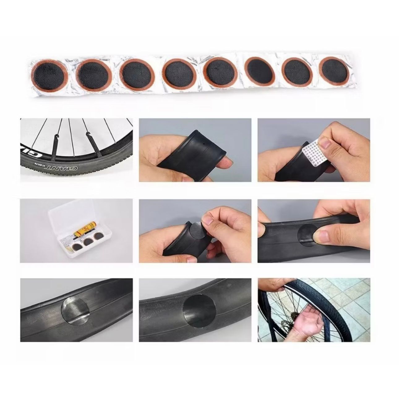 Kit de herramientas para ciclismo + bolsa multifuncional y llaves
