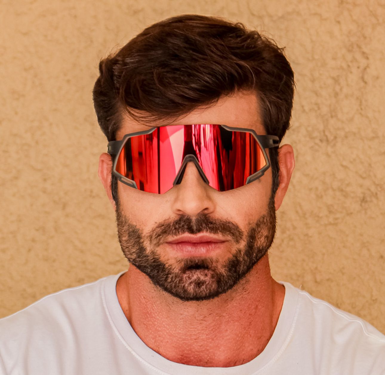Gafas de Sol Active Gris Transparente con Fire Espejado (Unisex)