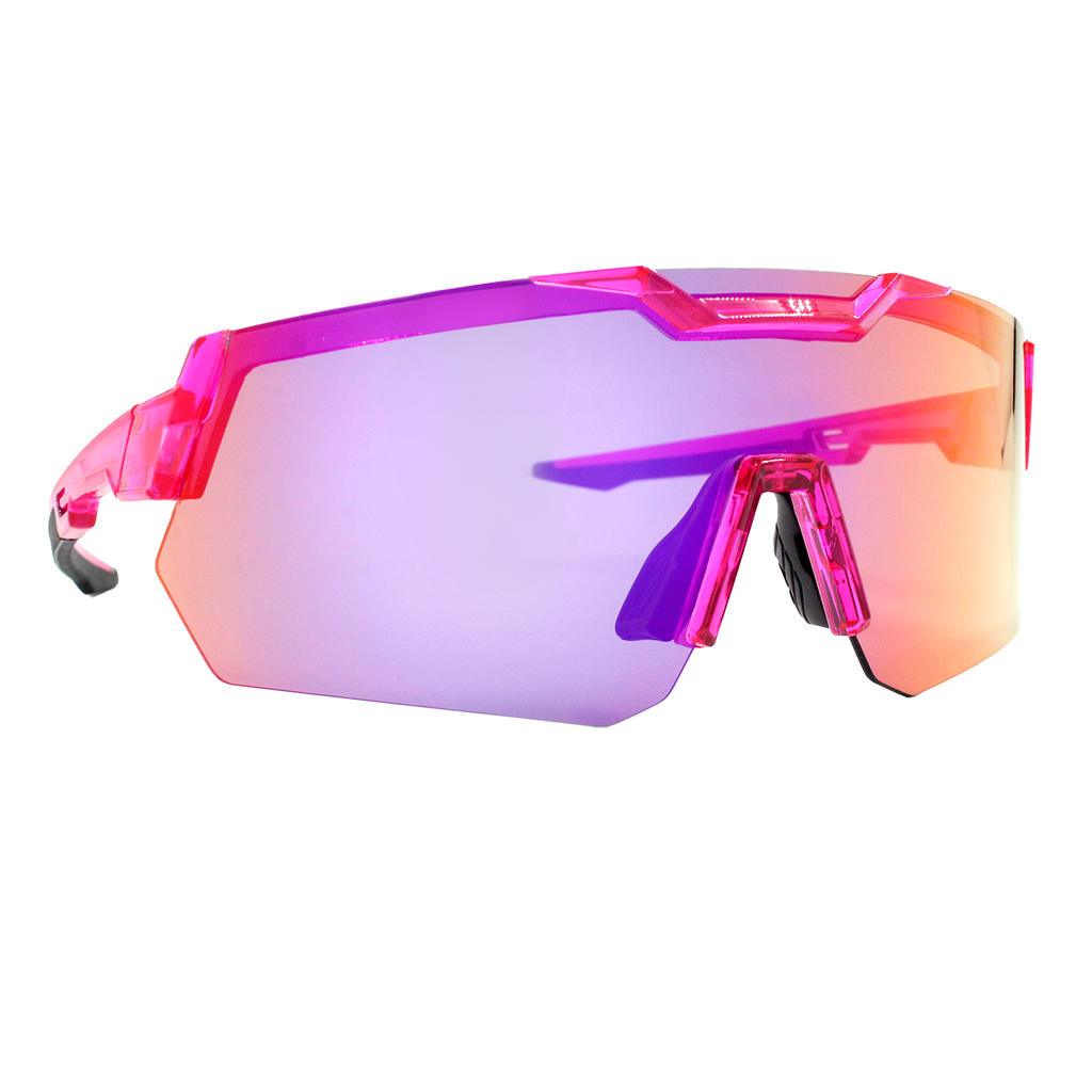 Gafas de sol Jump 2.0 Rosa con morado camaleón espejado (Unisex)
