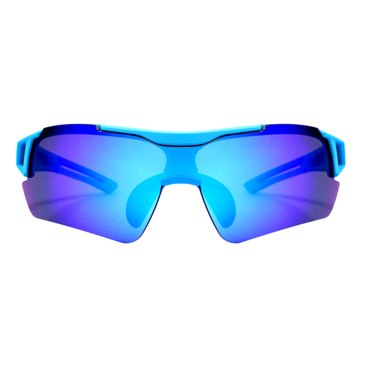 Gafas de sol Wave Azul con azul espejado (Unisex)