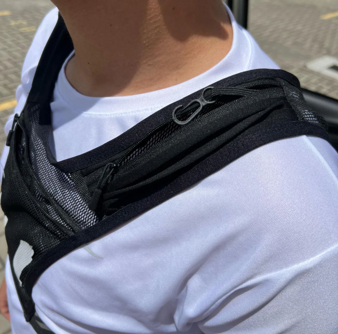 Chaleco de running ultraligero reflectante