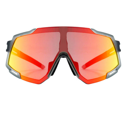 Gafas de Sol Active Gris Transparente con Fire Espejado (Unisex)