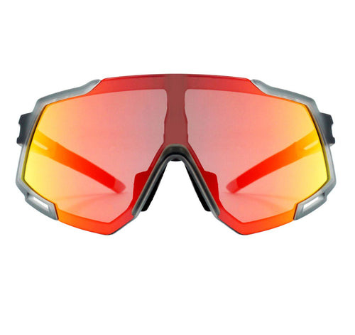 Gafas de Sol Active Gris Transparente con Fire Espejado (Unisex)